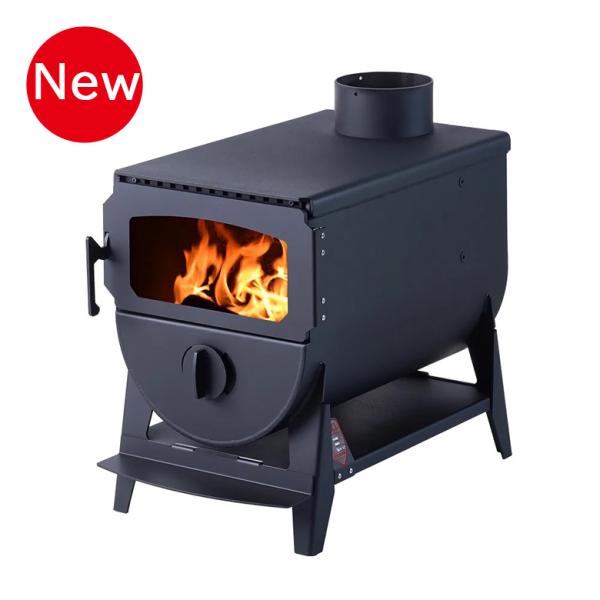 無煙薪ストーブ 日本製 MOKI MD80IV 鋼板製 薪ストーブ 料理もOK 丈夫で長持ち 高温燃...