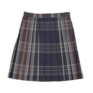 制服 スカート TeensEver TE-16SSスカート (ネイビー ブラウン) Lの商品画像