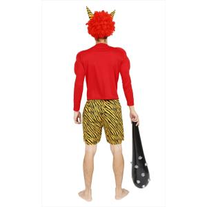 青鬼 赤鬼 衣装 赤鬼青鬼 お面 コスプレ 節...の詳細画像3