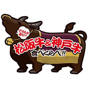 景品ならパネル目録 景品目録ギフト パネもく！ 松阪牛&神戸牛すき焼き肉食べ比べ 型抜きパネル付 景品ギフト券 パネル付き ss-908-kp-rbの商品画像