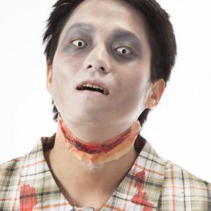 ハロウィン HORROR 傷シリーズ 裂け傷 大 ハロウィン 2022 仮装 コスプレ コスチューム 小道具 簡単 カチューシャ メイク アクセサリー