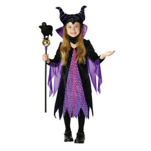 子供 マレフィセントL 140-160cm対応 女の子 ディズニー ハロウィン 衣装 コスプレ 仮装 コスチュームの商品画像