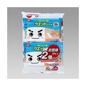 激落ちくん シリーズ レック ウエットシートフローリング用20枚2個パック SS-249