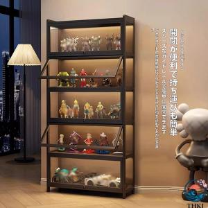 コレクションケースショーケース アクリル フィギュア ディスプレイキャビネット コレクションケース 大容量 おしゃれ 空間になじむ 使いやすい