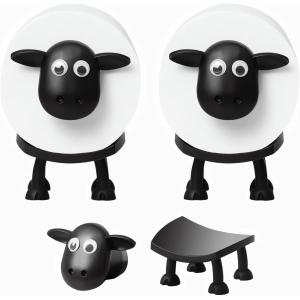 トイレットペーパーホルダー 羊のトイレットペーパーホルダー 置き型 北欧風 おしゃれ かわいい 動物ティッシュペーパーホルダー 取り付け簡単