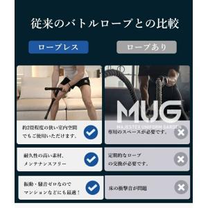 バトルロープ 携帯型コードレスバトルロープ 自...の詳細画像3