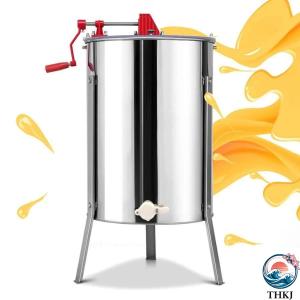 フレーム蜂蜜セパレーター 遠心分離機 手動 蜂蜜 機械 ステンレス 蜂蜜分離器 蜂蜜コレクター 養蜂家プロフェッショナル 採蜜機 園芸に便利 作業しやすい