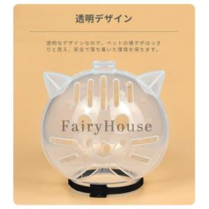 猫用透明ヘッドカバー グルーミング用 猫用ヘル...の詳細画像4