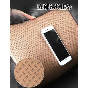 車用 座布団 3 枚セット クッション ファー...の詳細画像3
