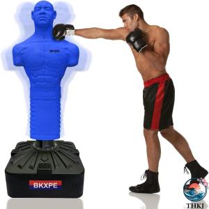 サンドバッグ 人型 自立型 高さ調節可 プロ格闘家監修 人肌に近い特殊素材 ボクシング パンチングマシーン 打撃練習 ヴェノム ボクシンググローブ付属 実戦型 レ