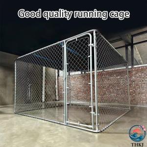 四角い形のウサギ用ケージ、大型の金属製鶏小屋、屋外の裏庭の農場の芝生の小動物用のウォークインモルモットハウス(300*300*180CM)