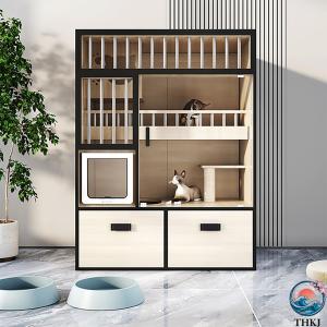 大型 猫ケージ 猫の別荘 キャットケージ 猫 ケージ 猫のアパート 木製 猫ハウス キャットハウス ペットハウス 飼育ケージ 高級猫キャビ