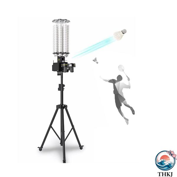 自動バドミントントレーニングマシン、インテリジェント バドミントン サーブ マシン、トス マシン、1...