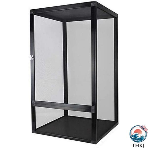 爬虫類 飼育ケージ 両生類 ケージ 給餌ケージ ボックス 45x45x80cm 50x50x100c...