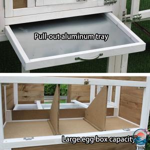 大型ウサギ小屋 防水屋根と引き出しトレイ付き屋...の詳細画像3