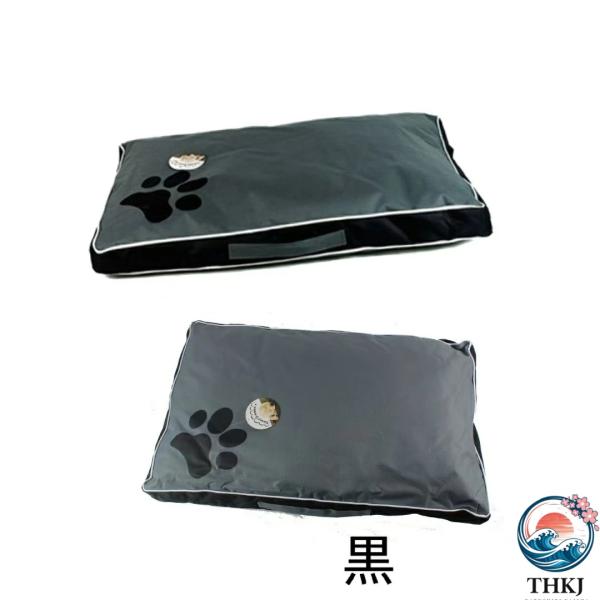 夏用の犬用敷き布?ベッドで、全体が着脱可能で洗える大きな敷き布で、滑り止めのあるオックスフォード布を...