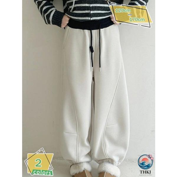 キッズ スウェットパンツ 裏起毛 ワイド 秋冬 子供服 厚手 イージーパンツ キッズ 子ども ボトム...