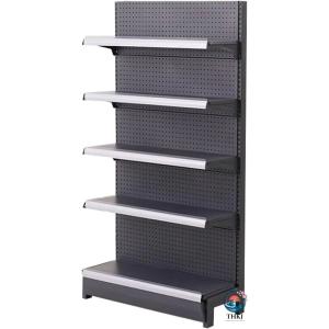 スーパーの棚 スーパーマーケットの小売りの表示棚、 軽食のフルーツの野菜貯蔵の立場を欠きます ドラッグストアのデパートのため、 頑丈な飲み物の棚 92x40x195