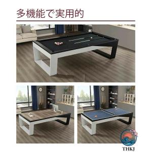 極簡モノトーンデザイン 家庭用実木3in1ビリ...の詳細画像1