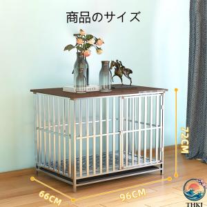 大型犬ゲージ ペットケージ 犬ケージ 屋根付き...の詳細画像1