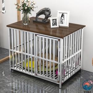 大型犬用ケージ 犬ケージ ペットケージ 屋根付き 木製 ステンレス鋼 強くて頑丈 中型犬 ドッグハウス 小型犬 ペットサークル