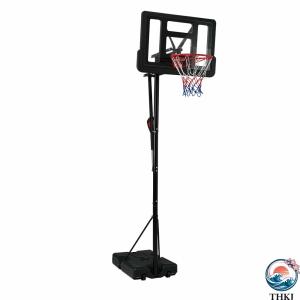 バスケットゴール 230-305cm 6段階高さ調節 ワンタッチで高さ調整 THKJ 公式＆ミニバス対応 移動可 工具付き ゴールネット 5号6号7号球対応 一般用 屋外用