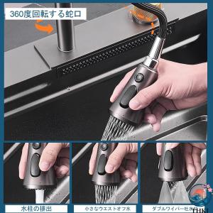 キッチンシンク ステンレス 大容量シンク 簡易...の詳細画像3