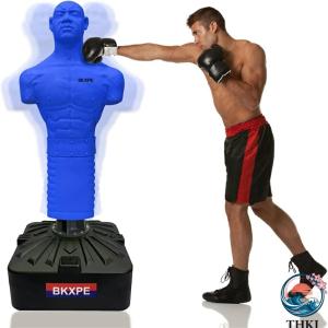 人型 サンドバッグ 自立型 高さ調節可 人肌に近い特殊素材 ボブ ヴェノム ボクシンググローブ付属 実戦型打撃練習 パンチングマシーン プロ格闘家監修