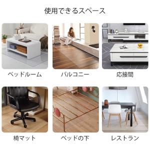 キッチンマット 2 タイプ 砂目立て 透明 最...の詳細画像5
