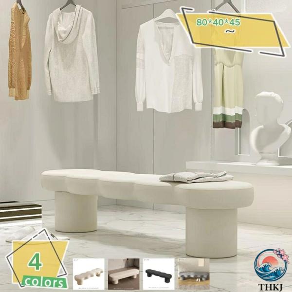 キューブスツール ロビーチェア PVCレザー 幅80×奥行40×高さ45cmスツール 長方形 椅子 ...