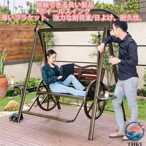 ガーデンベンチ ブランコ 木製ブランコ 大型ブ...の詳細画像1