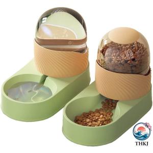 自動給餌器 給水器 二つセット ペットボウル ...の詳細画像1