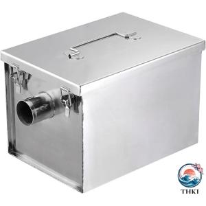 グリストラップ 商業廃水のグリス トラップ 8ポンド 商業用グリストラップ ステンレススチール インターセプター 5GPM レストラン カフェ 使いやすい