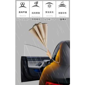 逆さ傘 長傘 晴雨兼用傘 自動開閉 ワンタッチ...の詳細画像1