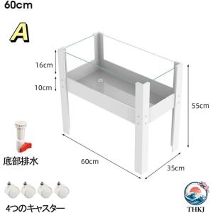 木製飼育ケージ 亀 水槽 大きい 透明 カメの...の詳細画像5