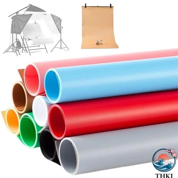背景布 背景シート 撮影用 撮影用テーブル 9色セット PVC背景紙 両面 厚手 白い布 簡易スタジ...
