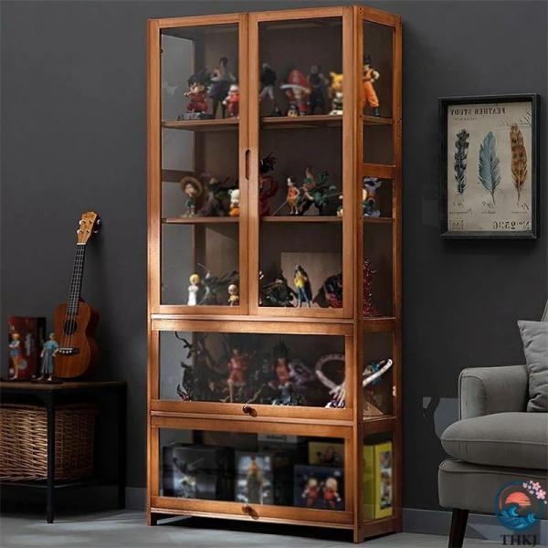 フィギュア 棚 コレクションケース フィギュアケース ショーケース コレクションキャビネット 棚 天...