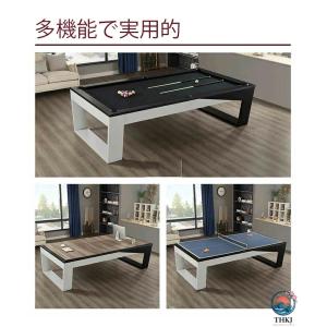 極簡モノトーンデザイン 家庭用実木3in1ビリ...の詳細画像1