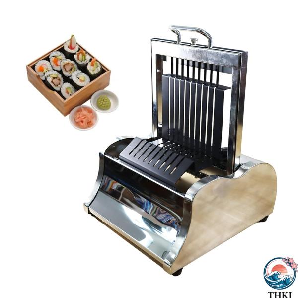 寿司切断機 寿司ロールカッター 多機能ステンレス寿司切断機 スライサー切断機寿司ロール 寿司ロールカ...