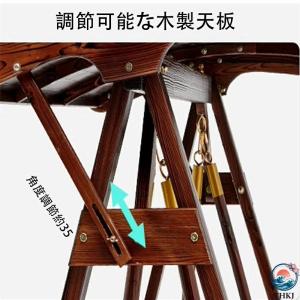 ブランコ ガーデンベンチ 木製ブランコ 大型ブ...の詳細画像2