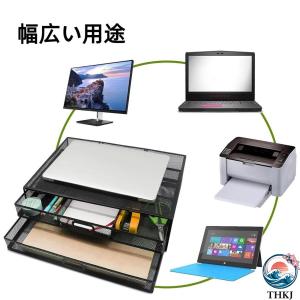 モニター台 卓上 パソコン台 引き出し付きデス...の詳細画像2