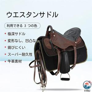 ウェスタンサドル 純牛革 レーシング 大人用 ...の詳細画像5