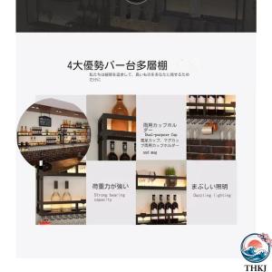 壁掛けアイアンワインラック ワインラック ボト...の詳細画像4