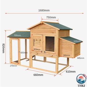 鳥かご 屋外木製鶏小屋 屋外 木製 鳥ケージ大...の詳細画像1