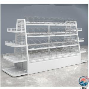 スーパーの棚 小売 陳列棚 コンビニ 販売 商品棚 大容量 多層 おやつ棚 THKJ スーパーマーケットの棚 引き出し付き 高耐荷重 業務用 多機能収納ラック 大型