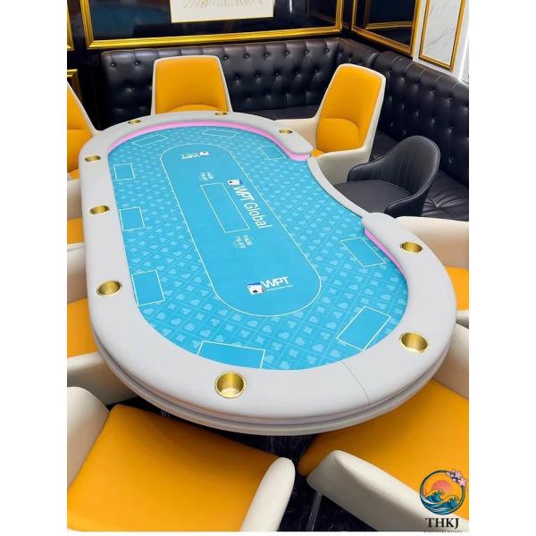 テキサスホールデムポーカーテーブルセット 高級ポーカーテーブル クラブ用 テーブル ポーカーセット ...