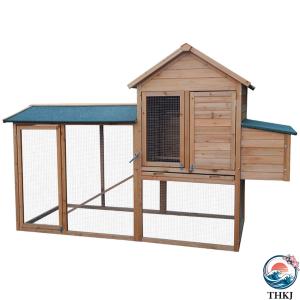 木製ウサギ小屋、取り外し可能なトレイとラン付きの大型ウサギケージ、小動物モルモット用の屋外鶏舎