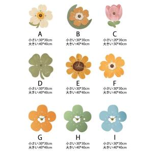 掛け時計 時計 3030cm 花 かわいい お...の詳細画像1