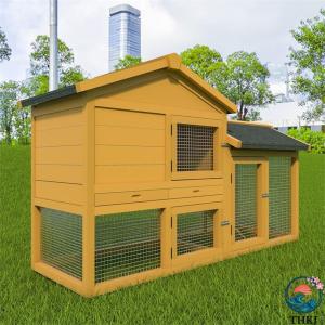 ウサギ小屋 2階建て 大型 木製 屋外用 ウサ...の詳細画像4