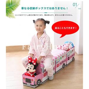 座れる 収納スツール 子供 ストレージボックス...の詳細画像3